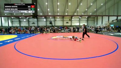 U8 FS - 62 lbs Cons. Round 2 - Joshua Gostal, Marysville Wrestling Club vs Audun Mullins, Pioneer Grappling Academy