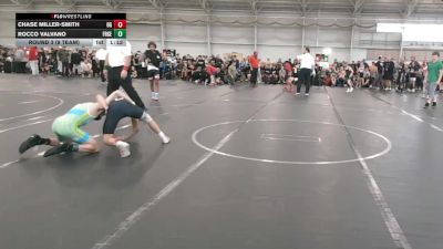 98 lbs Round 3 (8 Team) - Chase Miller-Smith, Ohio Gold vs Rocco Valvano, FORGE