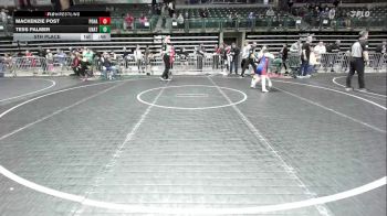 100 lbs 5th Place - Mackenzie Post, Pohatcong vs Tess Palmer, Unattached