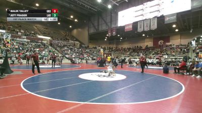 5A 113 lbs 1st Place Match - Malik Talley, Greenbrier vs Jett Fraser, Lakeside