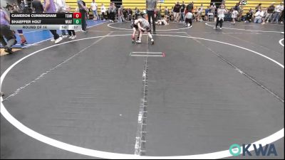 60 lbs Round Of 16 - Cameron Cunningham, Team Guthrie Wrestling vs Shaeffer Holt, Weatherford Youth Wrestling