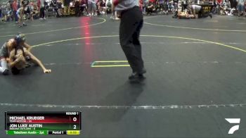 70 lbs Round 1 (6 Team) - Michael Krueger, Team Gotcha vs Jon Luke Austin, Indiana Outlaws