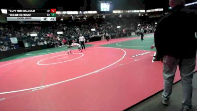 50 lbs Cons. Semi - Khloe Bledsoe, RIKA vs Loftynn Malcolm, LDYA