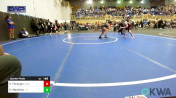 82-88 lbs Quarterfinal - Hattie Flanagan, Rough Riders vs Sophia Stephens, F-5 Grappling