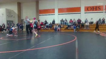 Girls 155 lbs Quarterfinal - Isabella Freeman, St. Marys vs Aurora Gray, Wathena-Riverside