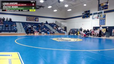 157 lbs Champ - Round 1 (16 Team) - Logan Ashford, Northern Oklahoma College-Tonkawa vs Karsten Jensen, Southwestern Oregon Community College