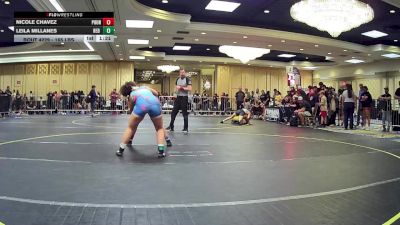 165 lbs Quarterfinal - Nicole Chavez, Pounders WC vs Leila Millanes, Red Mountain WC