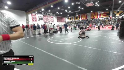 190 lbs Champ. Round 1 - Samuel Rahn, West Torrance vs Anthony Zamora, Temescal Canyon