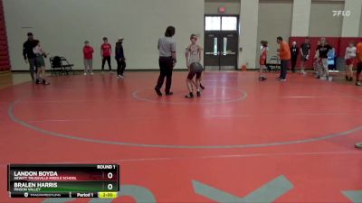 97 lbs Round 1 - Landon Boyda, Hewitt Trussville Middle School vs Bralen Harris, Pinson Valley