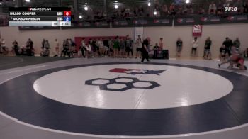60 kg Quarters - Dillon Cooper, Arkansas Regional Training Center vs Jackson Heslin, South Side Wrestling Club