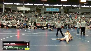 105 lbs Cons. Round 4 - Isaiah Tuttle, Nebraska Wrestling Academy vs Owen Fletcher, Powerhouse Wrestling Club