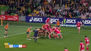 Dewi Lake 2nd Try vs Wallabies | Australia vs Wales 2024