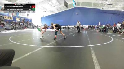 106 lbs Quarterfinal - Alejandro Dieguez, Derby vs Pace Plankenhorn, Garden City