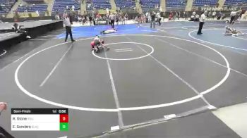 70 lbs Semifinal - Rocky Stone, Rolling Stones Wrestling vs Elliott Sanders, BlackCat WC