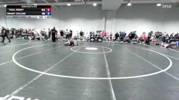60 lbs Champ. Round 3 - Paul Kenny, New Jersey vs Brady Collins, Askren Wrestling Academy