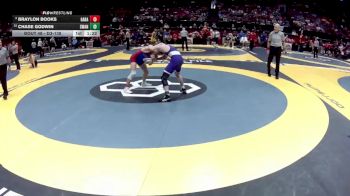 D3-138 lbs Champ. Round 1 - Chase Godwin, Swanton vs Braylon Books, Garaway