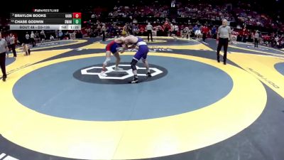D3-138 lbs Champ. Round 1 - Chase Godwin, Swanton vs Braylon Books, Garaway