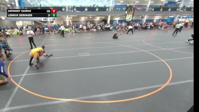 105 lbs Quarterfinal - Anthony Quiroz, Unattached vs Lennox Deringer, South Hills WA