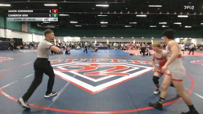 138 lbs Consi Of 128 #2 - Jaxon Jorgensen, IL vs Cameron Wiik, FL