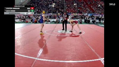 3A 98 lbs Quarterfinal - Colton Ammann, Nampa Christian vs Jack Jones, Ririe