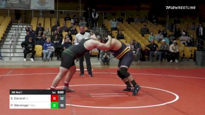 285 lbs Rr Rnd 1 - Shea Garand, Castleton vs Peter Wersinger, The College Of New Jersey