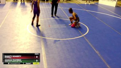 112 lbs Cons. Round 2 - Shanty Doherty, California vs Hannah Ramirez, Sunnyvale Wrestling Club