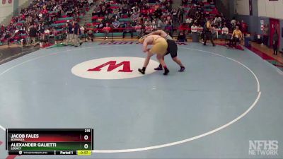 215 lbs Cons. Round 2 - Jacob Fales, Bonanza vs Alexander Galietti, Legacy