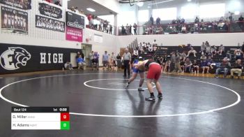 215 lbs Consi Of 8 #2 - Damien Miller, Annville Cleona vs Hayden Adams, Northern Lebanon