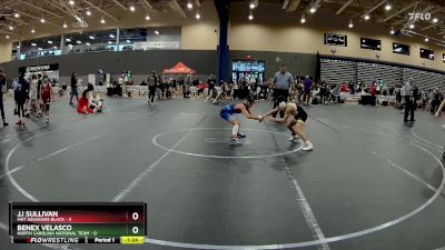 76 lbs Round 2 (8 Team) - JJ Sullivan, Mat Assassins Black vs Benex Velasco, North Carolina National Team