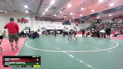115 lbs Cons. Round 3 - Katherine Sandoval, Downey vs Jadyn Bennett, Tustin