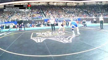 D3-113 lbs 1st Place Match - Braxton Shaffer, Ida vs Jude Rosas, Blissfield