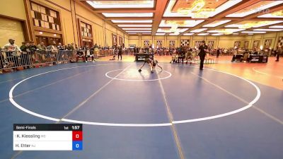 67 lbs Semifinal - Korbin Kiessling, Md vs Harry Etter, Nj