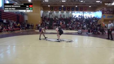 125 lbs Quarterfinal - Jase Van Pelt, Cornell College vs Peirson Wilkerson, Millikin