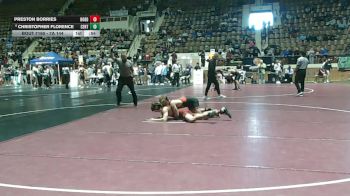 7A 144 lbs Cons. Round 2 - Christopher Florence, Central vs Preston Borries, Robertsdale