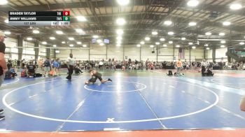 127 lbs Rr Rnd 3 - Braden Taylor, The Shop 814 JH - MS vs Jimmy Williams, Taylor Hammers - MS