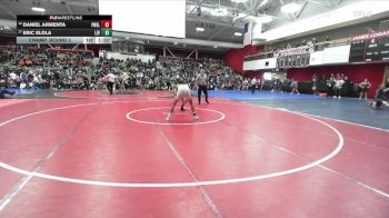 128 lbs Champ. Round 2 - Daniel Armenta, Pinole Valley vs Eric Elola, Livermore