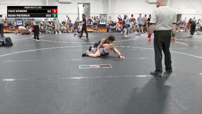 138 lbs Semis (4 Team) - Cole Sowers, Reverence United Blue vs Noah Pieterick, Storm Wrestling Center B