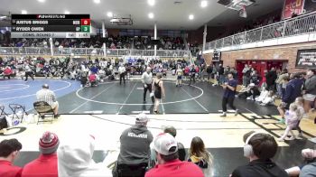 126 lbs Cons. Round 7 - Justus Briggs, Meridian vs Ryder Owen, Gonzaga Prep