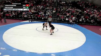 4A 170 lbs Semifinal - Eve Allsup, Bear River vs Josalyn Moore, Mountain View