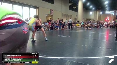 157 lbs Quarters & 3rd Wb (32 Team) - Ethan Waechter, Funky Boyz vs Nikita Checkovsky, BHWC/ Florida Supreme