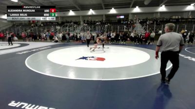 95 lbs Semis - Lanaia Selig, Mat Demon Wrestling Club vs Alejandra Munguia, All American Wrestling Club