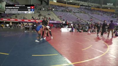 124 lbs Quarters & 1st Wb (16 Team) - Linda Holeman, Western New England vs Allison Palluck, Manchester