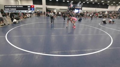 105 lbs Champ. Rd Of 16 - Paris Turner, Rabbit Wrestling Club vs Autumn-Rose Schmel, Wisconsin