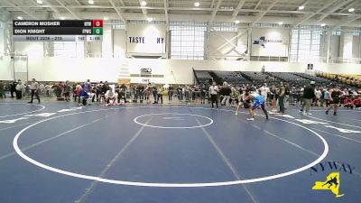 215 lbs Semifinal - Cameron Mosher, HF-L Youth Wrestling vs Dion Knight, Funky Panda Wrestling Club