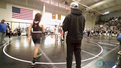 130 lbs Quarterfinal - Cooper Couch, Grove Takedown Club vs Beau Hazelwood, Raw Wrestling Club