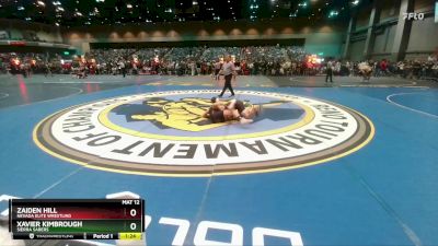 120-125 lbs Round 2 - Zaiden Hill, Nevada Elite Wrestling vs Xavier Kimbrough, Sierra Sabers