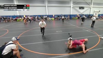 150 lbs Champ. Round 2 - Colby MacIntosh, Unattached vs Andrew Sheldon, Unattached