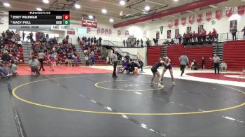 110 lbs Cons. Semi - Macy Poll, Central DeWitt vs Zoey Wildman, West Branch