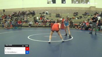 49 kg Consi Of 16 #2 - Brindley Eaton, Team Texas vs Morgan Strandberg, Team North Dakota