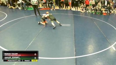 80 lbs Quarterfinal - Samuel Romney, Shootbox Wrestling Club vs Ronan Yocom, Northside Wrestling Club